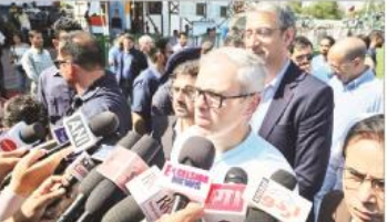 Chief Minister Omar Abdullah discusses peace and sports in J&K