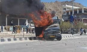 Protests in Leh for statehood and Sixth Schedule extension
