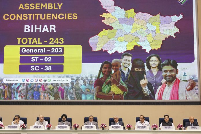 Bihar Assembly elections announcement by CEC Gyanesh Kumar