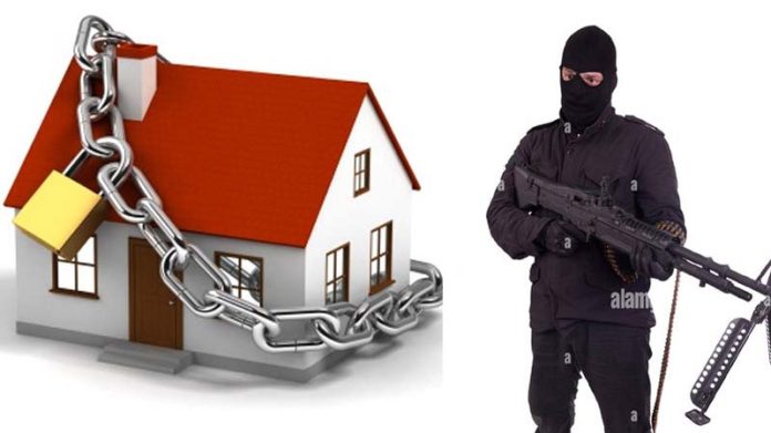 Police action against terrorist handler property in Handwara