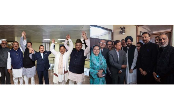 Candidates file nominations for Rajya Sabha seats in Jammu and Kashmir