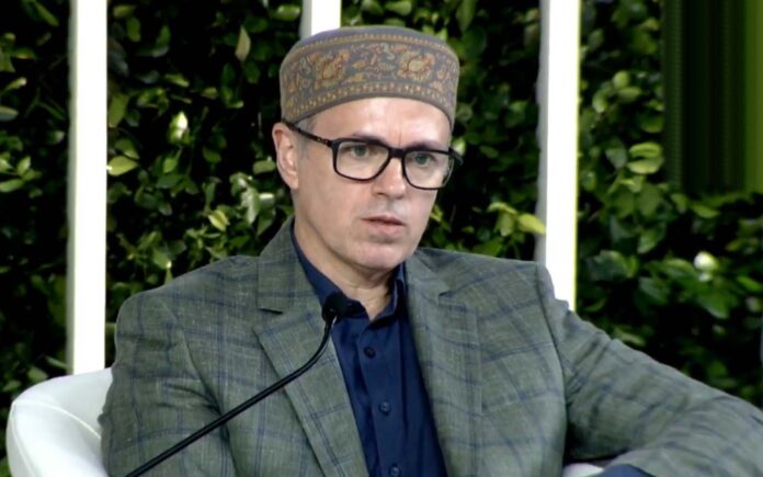 Omar Abdullah speaking on J&K statehood