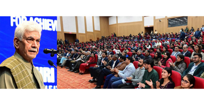 LG Manoj Sinha at Strategic Management Forum in Jammu