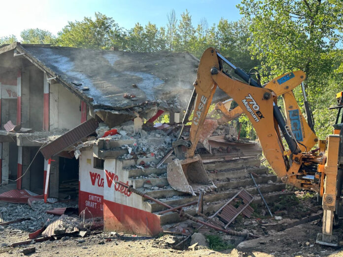 Demolition of illegal structures in Anantnag, Jammu & Kashmir