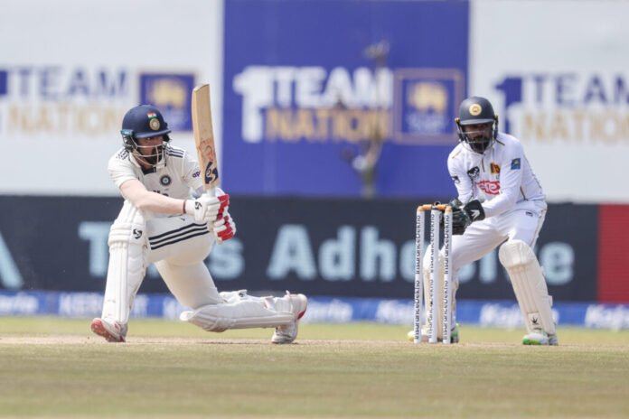KL Rahul celebrates victory after India's win over Sri Lanka