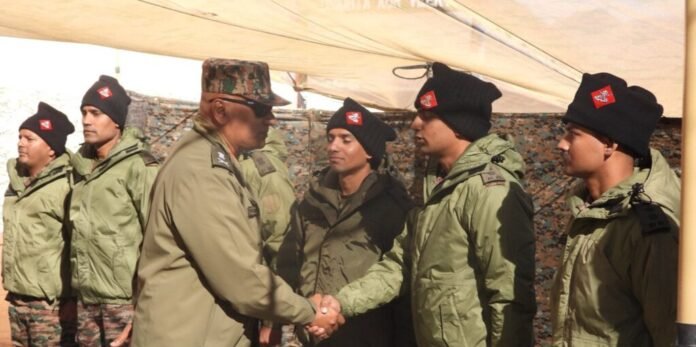 Lieutenant General Pratik Sharma reviews troop preparedness in Ladakh